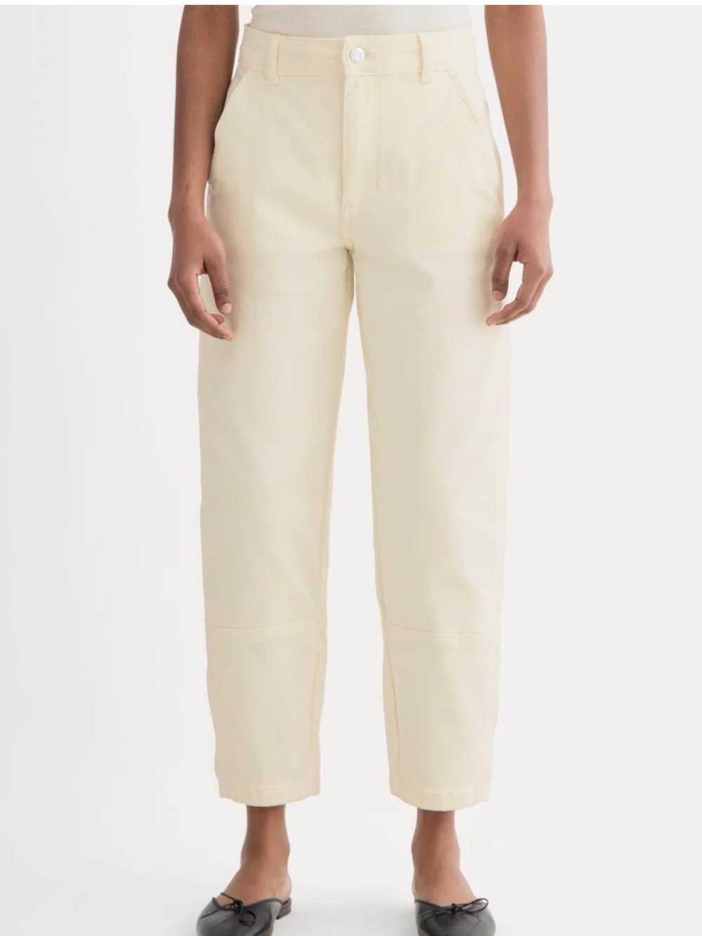 Everlane the Utility Barrel in Bone White Cotton NWT 6